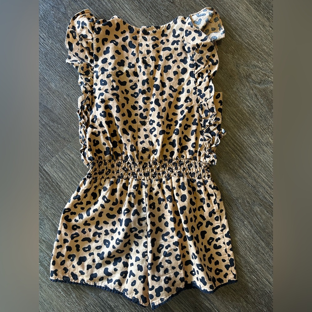 Country Road Girls Leopard Print Jumpsuit - Picture 4 of 6